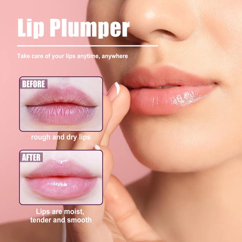 

Moisturizing Lip Balm Anti Dryness Exfoliating Dead Skin Removal Lip Lines Cracked Fullness Lip Plump Serum Beauty Care one size