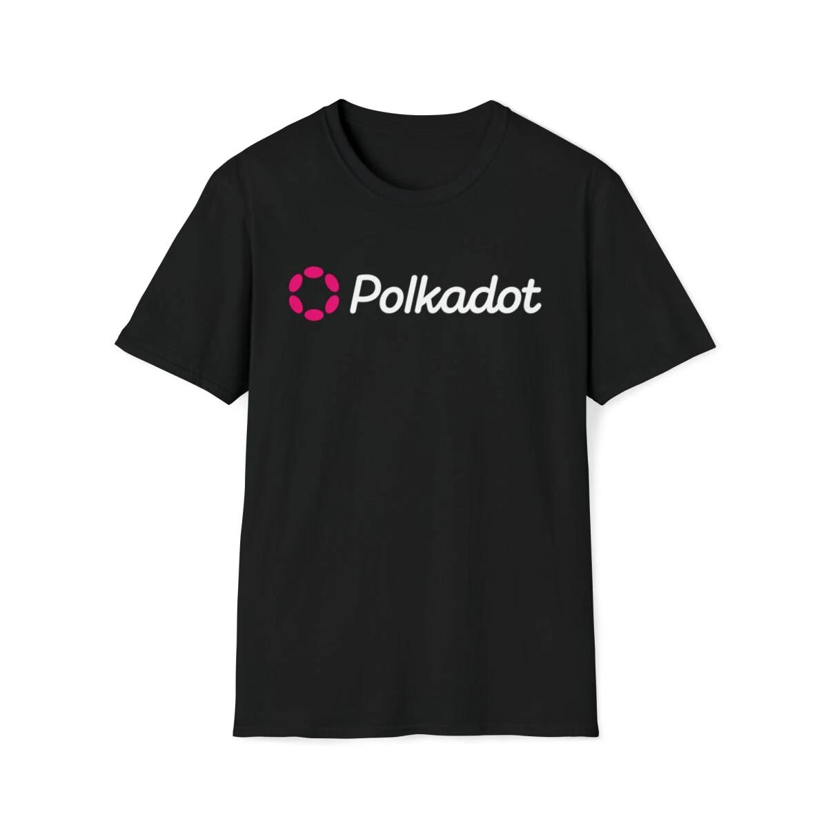 

Polkadot DOT Cotton Crewneck T-Shirt Crypto Blockchain Tee Cryptocurrency Shirt S