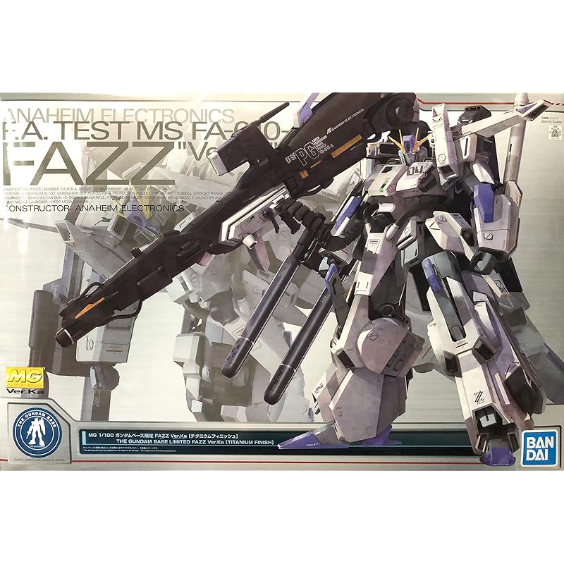 

MG 1/100 Gundam base limited FAZZ Ver.Ka [титановый оттенок] Mobile Suit ZZ Gundam