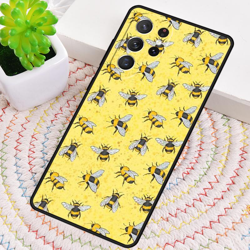 Midsummer bee garden honey guards Silicone Phone Case For Samsung Galaxy note 10 pro S26 S25 S24 S23 S22 S21 Plus Ultra Cover