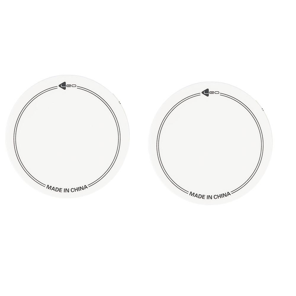 

Drum Musical Instruments Bass Drum Patch Double/Single Pedal Drum Head Protective Sticker White Single