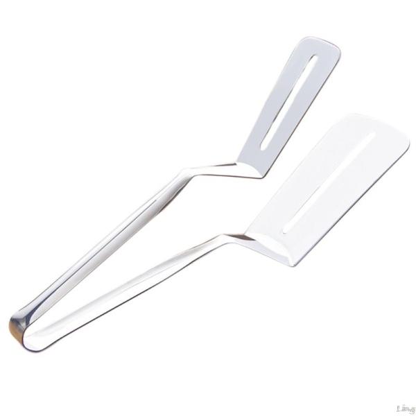 

Многоцелевые щипцы для барбекю из нержавеющей стали, щипцы для жареной рыбы, щипцы для мяса, хлеба, щипцы для лопаты, стеклянный керамический инструмент для кухни серебряный