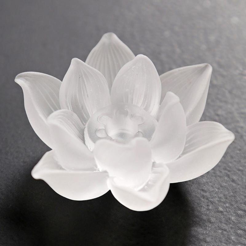 Lotus Flowers Incense Holder Household Decor Ornament Accessory for Meditation Thinking Ornament Supplies X3UC