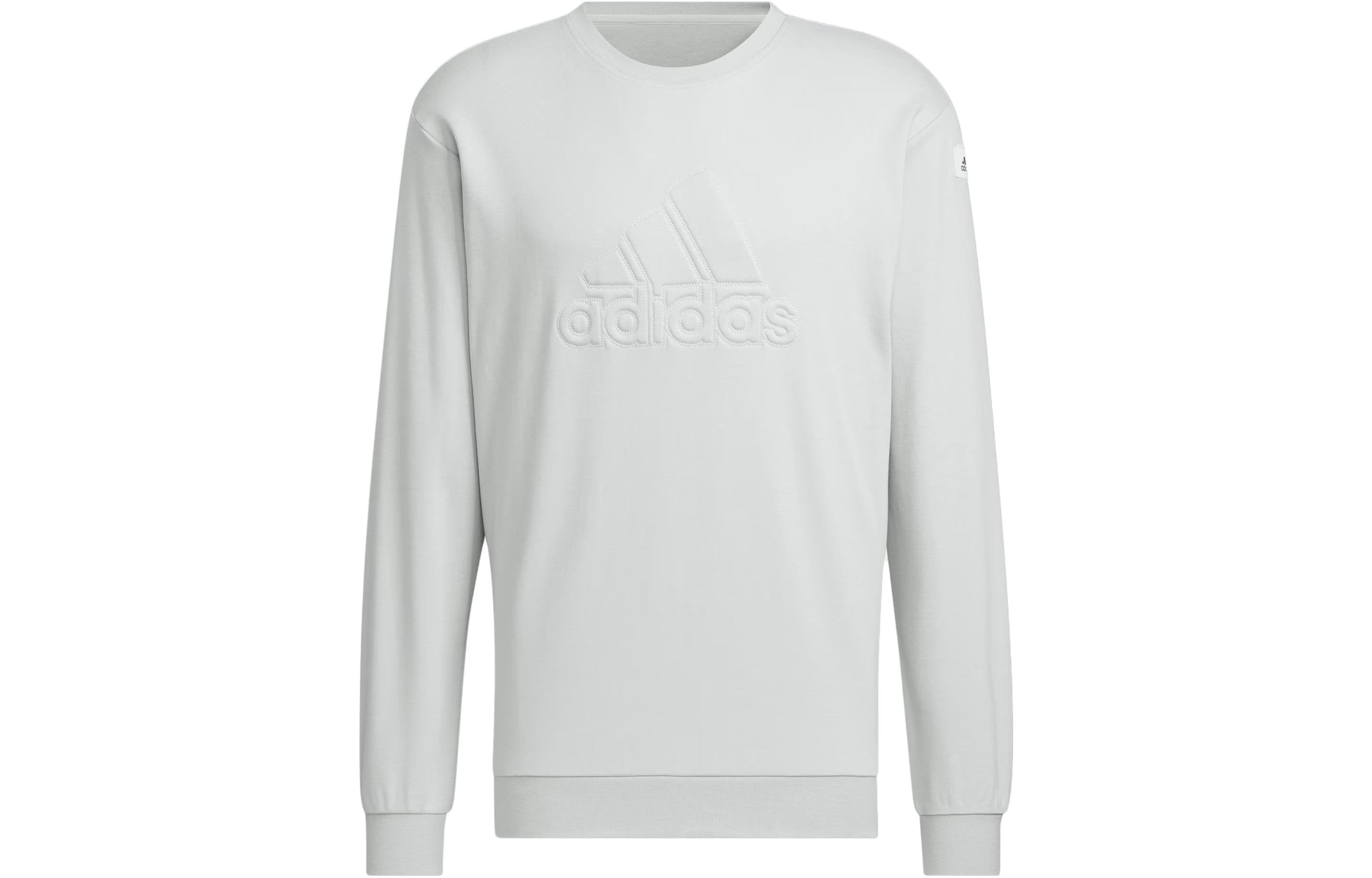 Толстовка Adidas Мужская Серебристо-серая IK2795 XXXL
