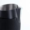 Milk Frothing Pitcher,Latte Cup,Coffee Frothing Cup with Anti-Scald Black Silicone Sleeve,Cappuccino Foam Milk Frother Jug Cup