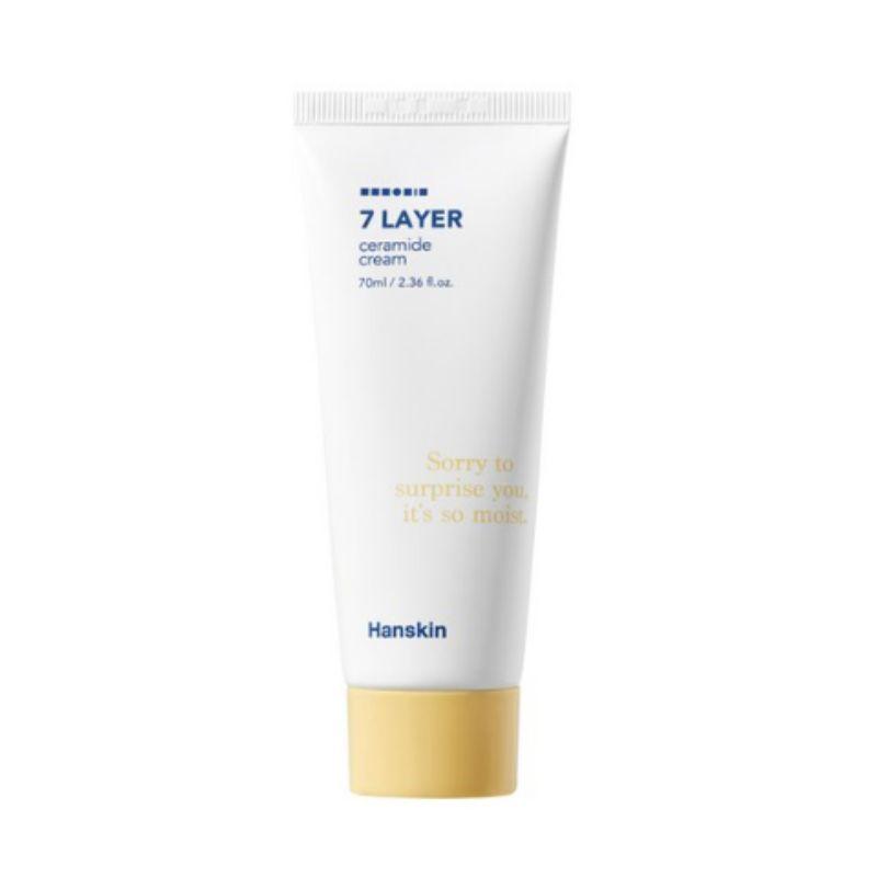 

HANSKIN Seven Layer Ceramide Cream 70ml – Deep Moisture Barrier Repair & Long-Lasting Hydrating Face Cream