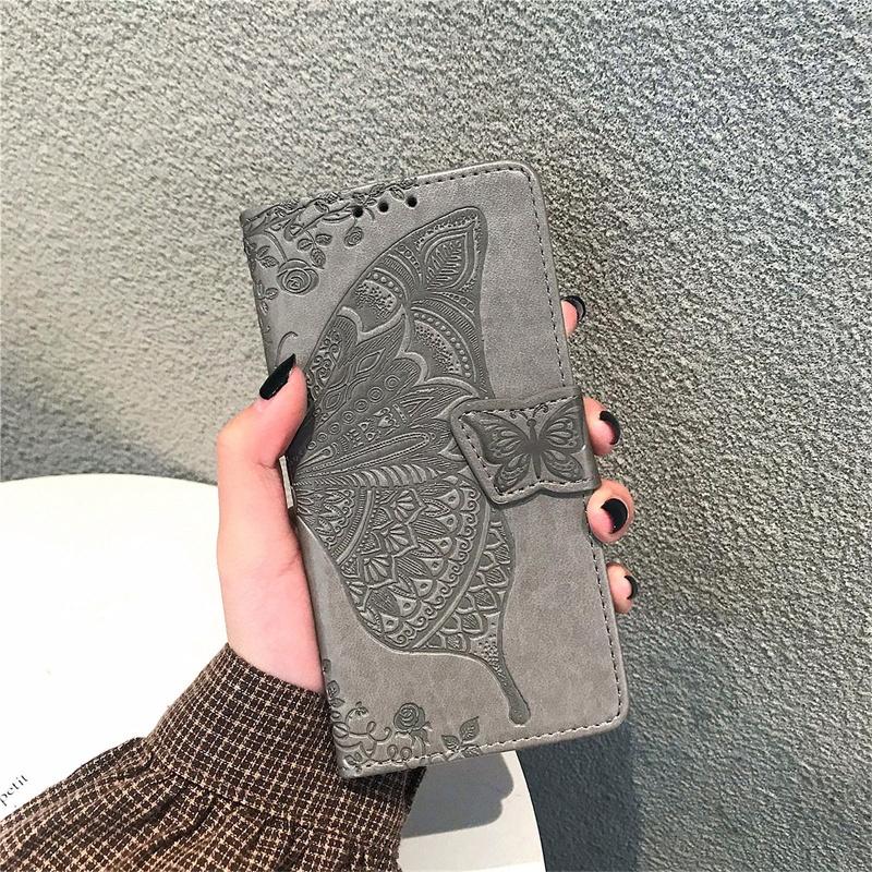For Samsung Galaxy A02S A03S A04E A04S A05 A13 A14 A23 A24 A33 A34 A53 A54 A55 4G 5G Case Flip Leather Wallet Cover Card Holder Cute Butterfly