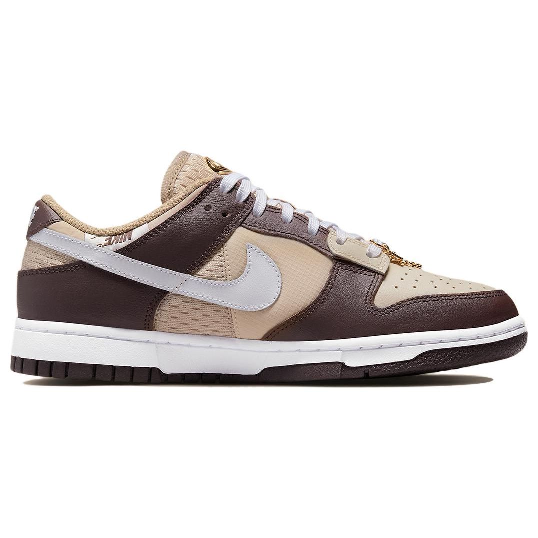Nike Dunk Low Light Orewood коричневые женские кроссовки белые DX6060-111 35.5 — фото 2