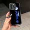A-Airbus Logo Phone Case For IPhone 17 16 15 14 13 12 11 Air Plus Pro Max Soft Back Cover
