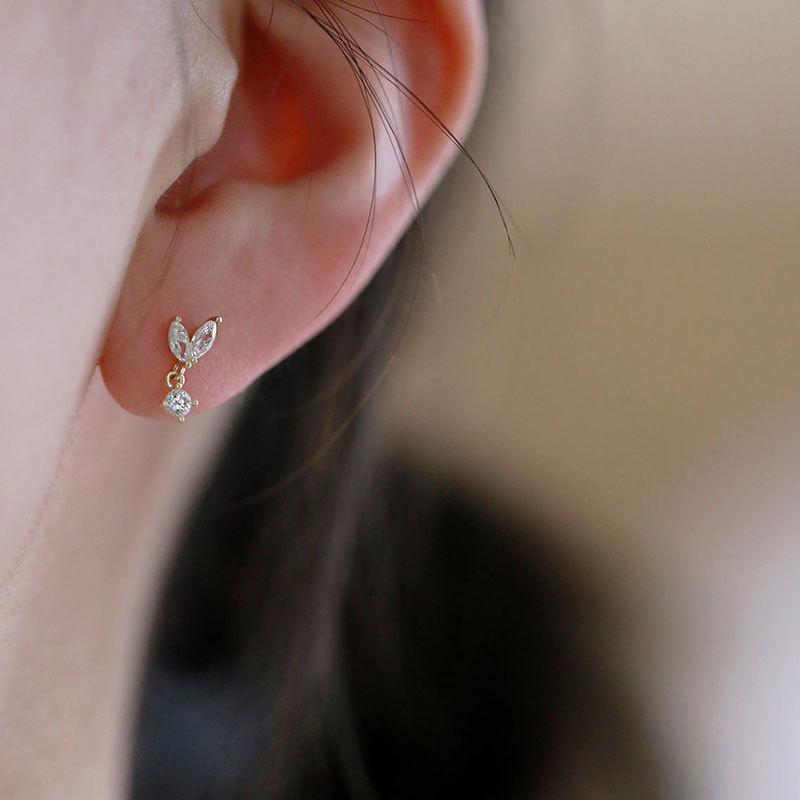 Butterfly Stud Earrings for Women Cute Delicate Jewelry Girls Gift Wholesale Pendientes mujer