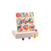 Wooden Shape Puzzle For Toddlers With Geometric And Farm Animal Designs For Early Learning