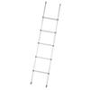 59.4in RV Bunk Bed Ladder Foldable Anti Slip Aluminium Alloy 5 Step Bunk Ladder for Motorhome Trailer Caravan