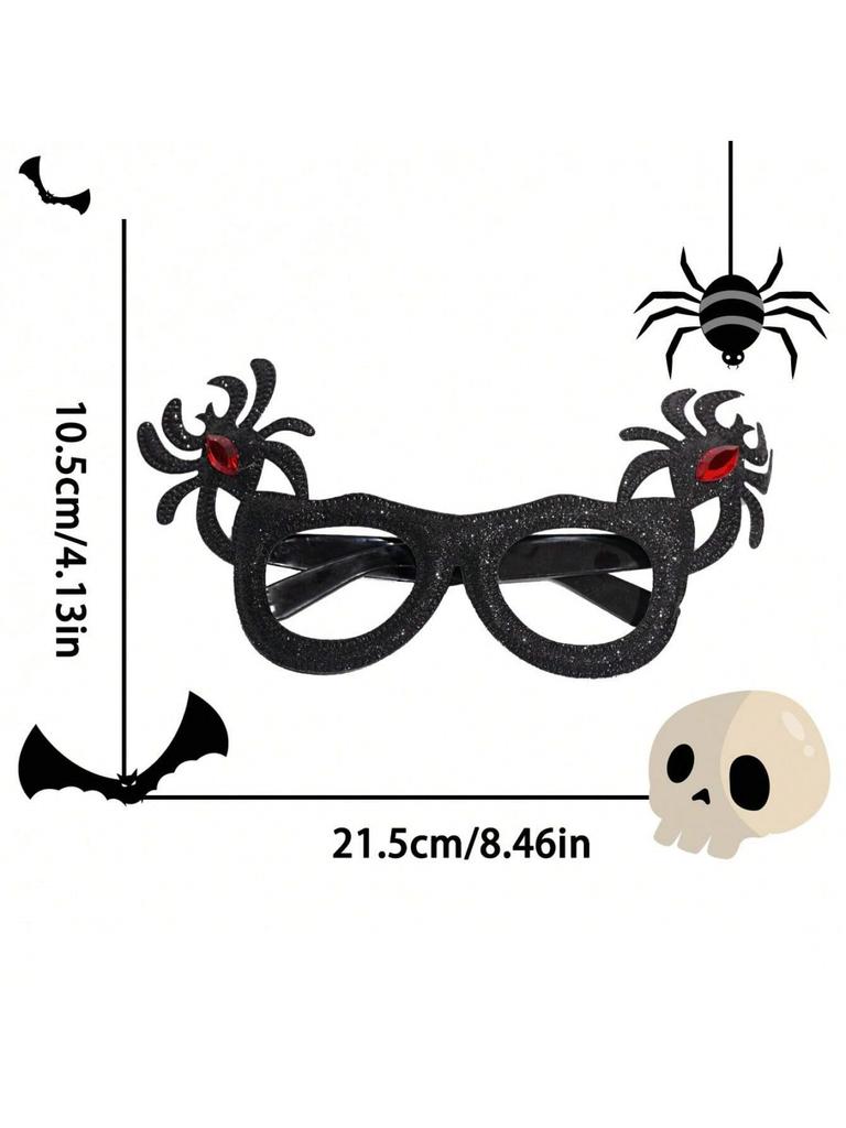 Halloween Glasses Unique Party Glasses Pumpkin Glasses Funny Eyeglass Frame for Adult's Photography Props Ghost Festival