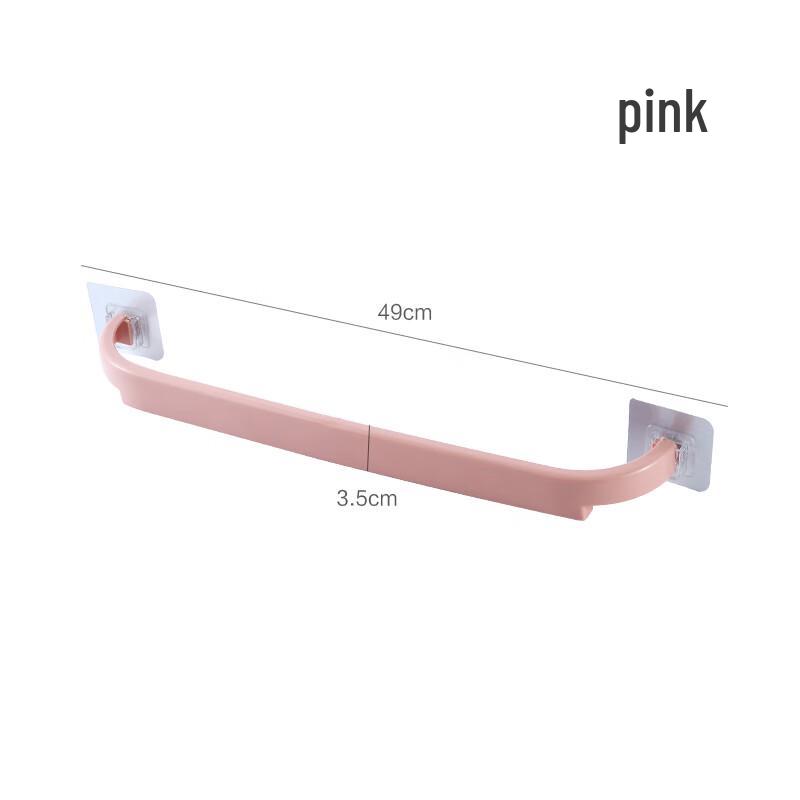 

No-Drill Wall-Mounted Wooden Towel Rack