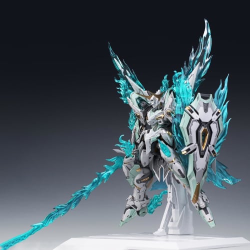 LEBOO SNAA Soul of Blue Flame - Firelord YR-04, Approximately 220mm Tall, 1/100 Scale, Pre-Colored Plastic Model Kit