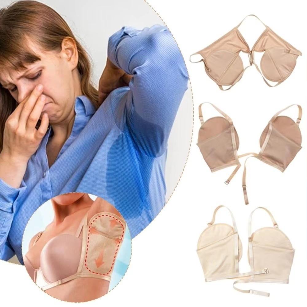 Anti-Sweat Sweat Underarm Pads Bra Reusable Perspiration Absorbing Pads Underarm Sweat Pads