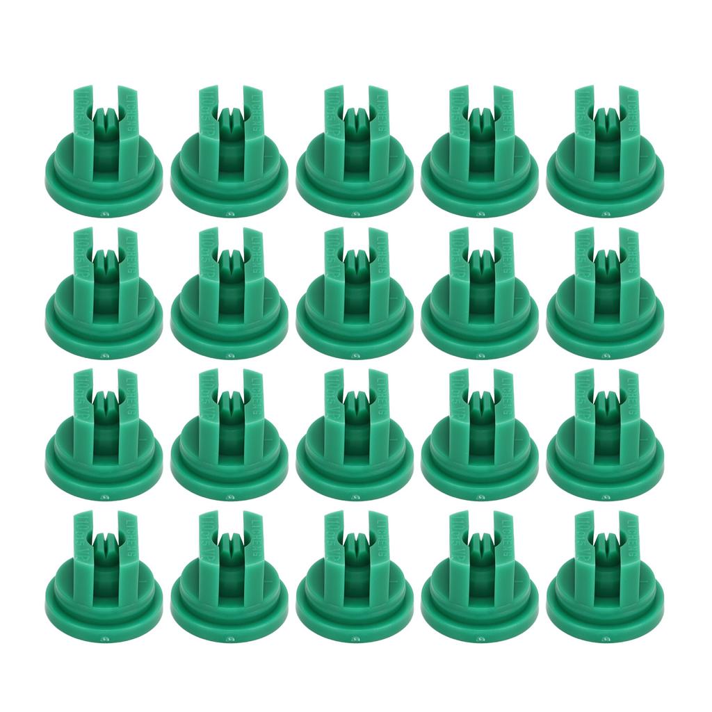20pcs Flat Fan Spray Tip High Pressure Plastic Agricultural Sprayer Nozzle for Plant Protection