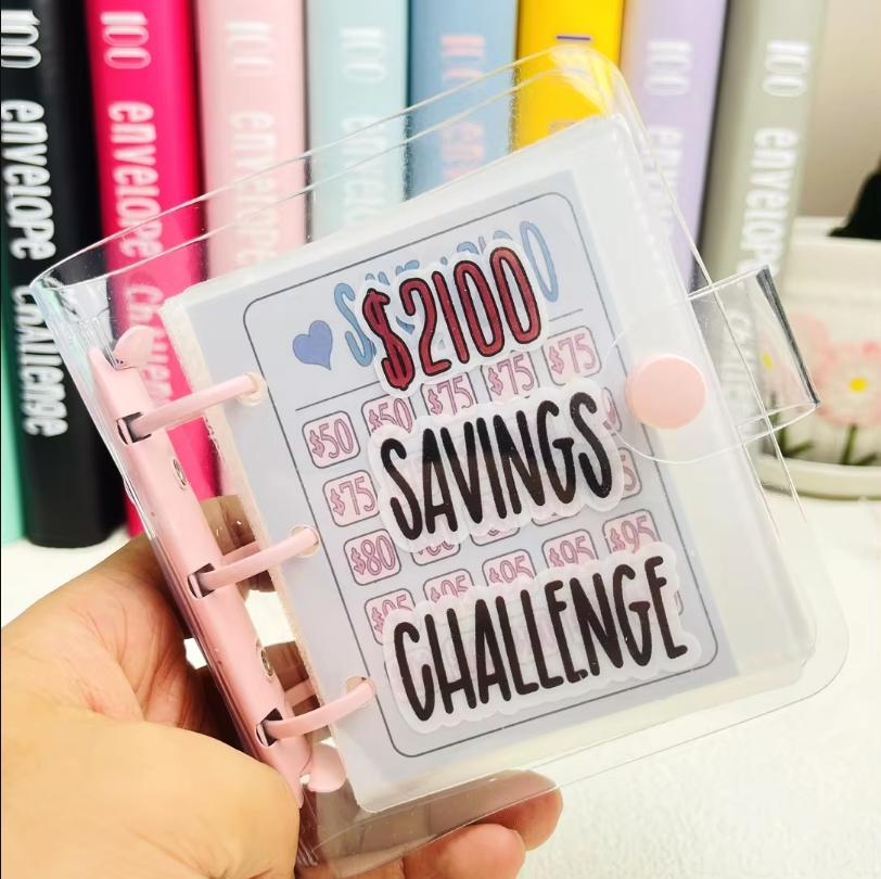 1000 Savings Challenge Binder , Money Saving Binder, Savings Challenges Book with Envelopes, Envelope Savings Challenge, Mini Bu