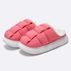 Fashion Crestar Plush Fur Slippers For Women Men Winter Fluffy Thick Bottom Cotton Slippers Indoor Cozy Warm Non-slip Furry Home Shoes