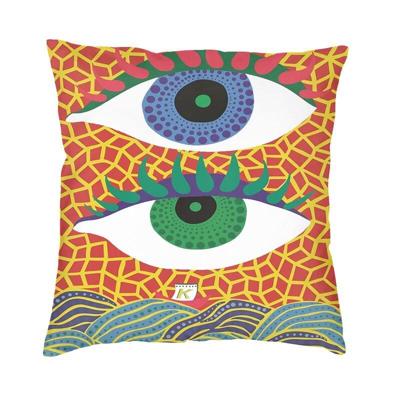 Yellow Yayoi Kusama Pumpkin Cushion Cover Minimalis Modern Soft Cute Pillow Cases Decoration Salon