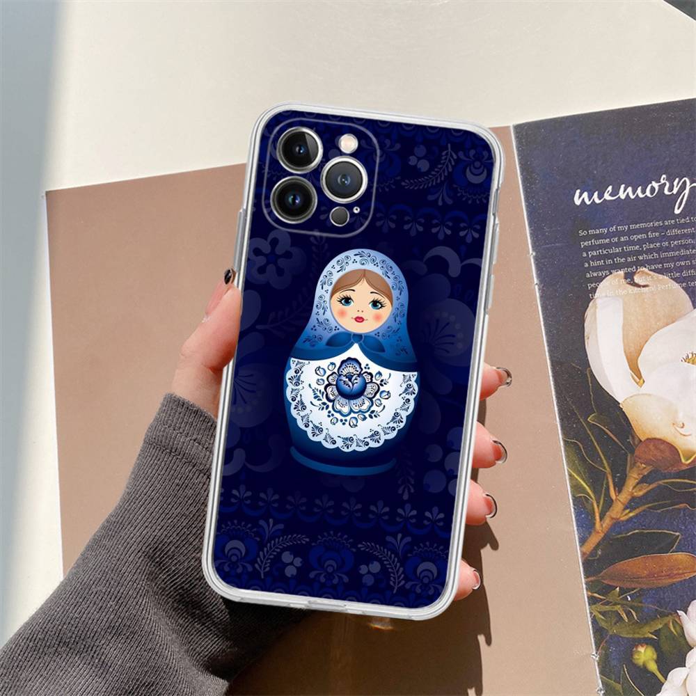 Russian Dolls Matryoshka Cute Case For Iphone 17 16 15 Pro Max 11 12 13 14 Pro Plus Phone Cover