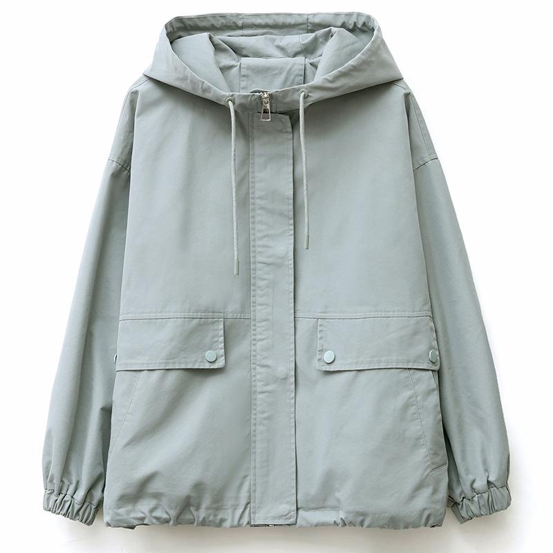 Damkort Huvförsedd Kofta Jacka - Vår/Höst 2024 Kollektion: Modernt & Mångsidigt för Medelålders Mammor