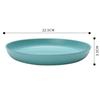 6 Pcs Unbreakable Plates Set Space-saving Colorful Healthy Outdoor Dining Eco-friendly Dinner Plates Home Supply Kitchen Bone