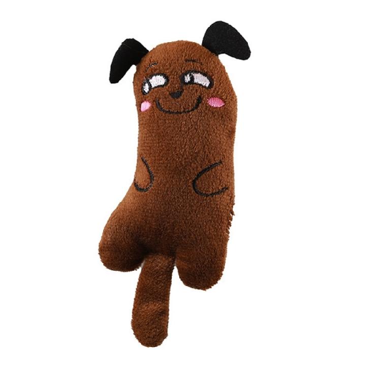 Interactive Cats Plush Toy for Indoor Entertainment Crinkle Sound Cats Teasing Cartoon Mice for Pet Teething Relief 6pcs