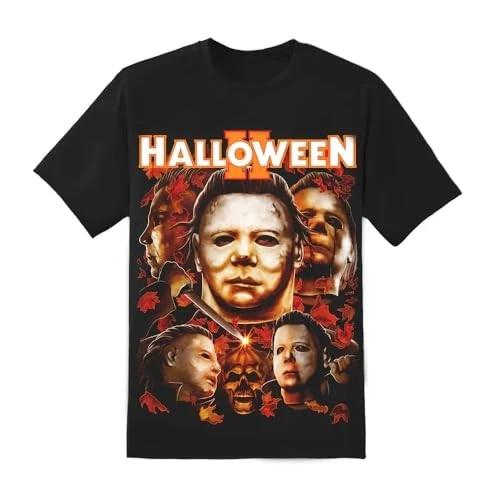 Halloween 2 Michael Myers Mask Collage Men s T-Shirt Official Movie Tee S