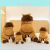 Cute Plush Working Pony Doll Soft Stuffed Animal Cushion Ideal Gift For Girls Bedroom Decor