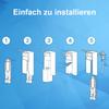 500ml Wall Mount Soap Dispenser, Automatic Press for Hand Sanitizer Shampoo Shower Gel, Refillable for Home Hotel Bathroom