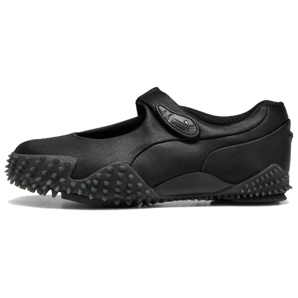 New PUMA Mostro Fey Black Cool Dark Gray Satin Women's 401063-02
