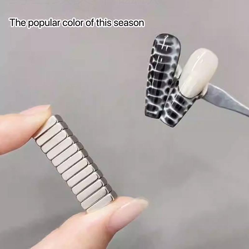 

12 шт./компл. прямоугольный магнит для дизайна ногтей, многофункциональный, сверкающий, резьба по ногтям, магнит в виде кошки для гель-лака, разборка, инструмент для самостоятельного изготовления и салона красоты