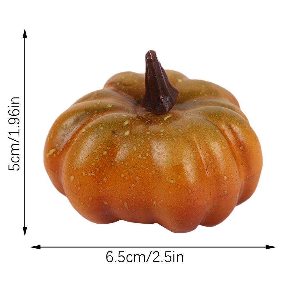 Halloween Artificial Pumpkin Decoration Foam Simulation Fake Mini Pumpkin Halloween Party Decoration For Home Craft Supplies