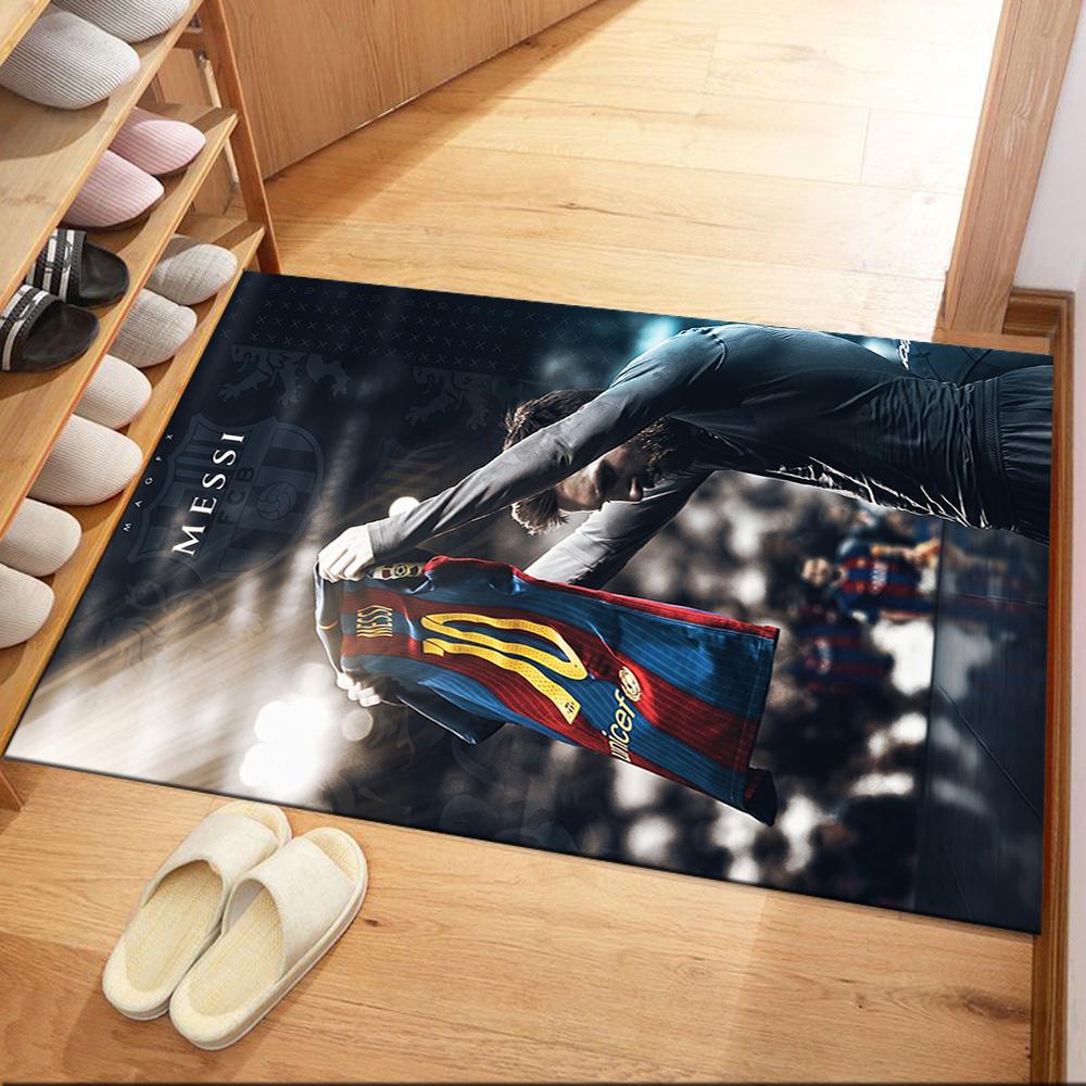Messi 180 Floor Rug Office Rug Suitable for Playrooms Outdoor Living Rooms Balcony Antislip Carpet Office home decor Birthday/Christmas Gift