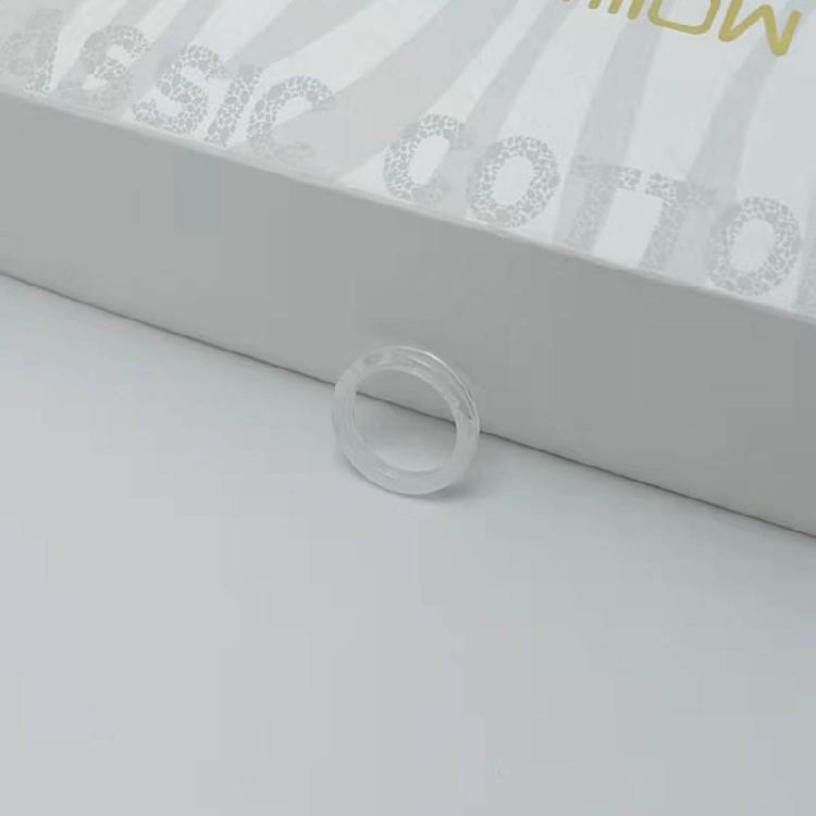 2 Stück bunte Acrylringe für Frauen, dünne runde Ringe, transparent, stapelbar, Bandringe, Geburtstagsdekoration, Geschenke