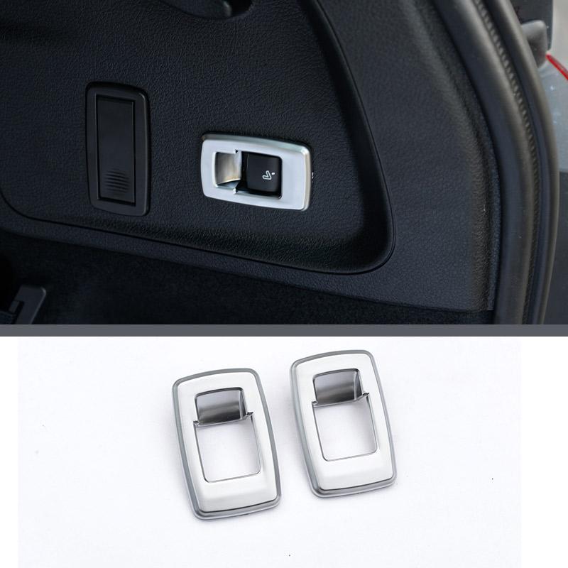 For BMW F46 LCI 2 Series Gran Tourer 2016 2017 2018 Car Interior ABS Silver Sticker Gear Shift Panel Cover Trim