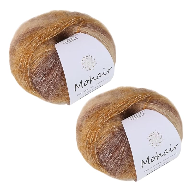 

CAPASTEC yarn pom pom wool mohair colorful knitting yarn knitting Very thick decoration 1 ball 25g/2 ball set Ko Tton Fluffy thick Weaving comfort 90%