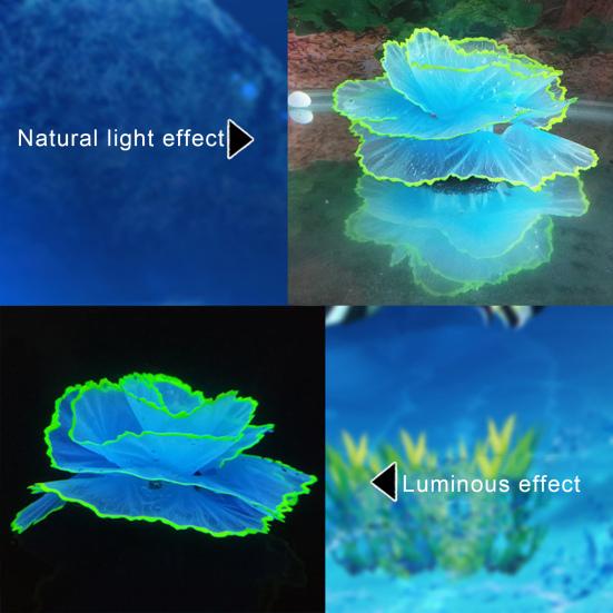 Aquarium Artificial Coral Plants Ornaments Fish Tank Landscaping Decoration