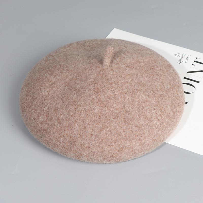 Women's Beret Retro Autumn and Winter Women's Outdoor Leisure Temperament Painter Hat Mushroom Hat