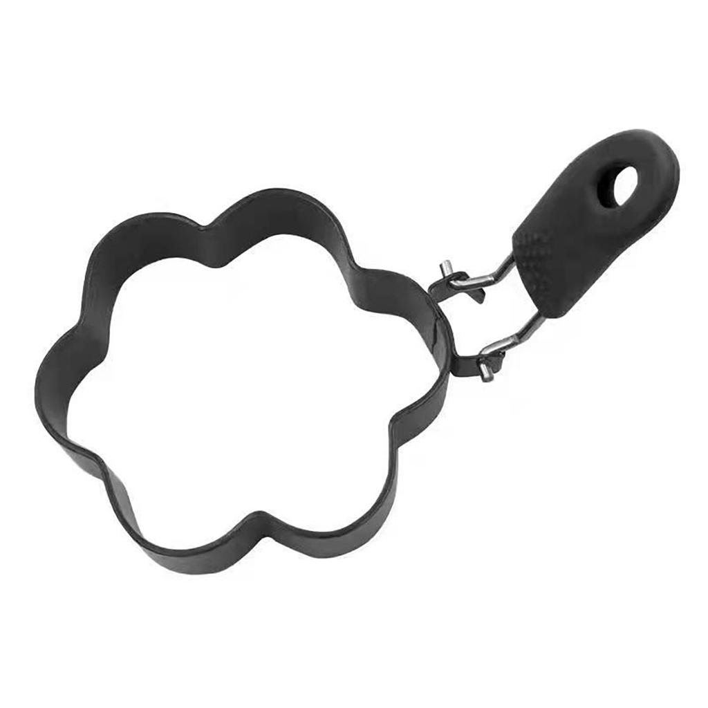 Nieprzywierający model omletu z rączką Trwała forma do jajek w kształcie serca