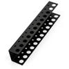 Screwdriver Holder Heavy Duty Wall Mount Storage Rack Organizer for Workshop Shed Garage Home Black