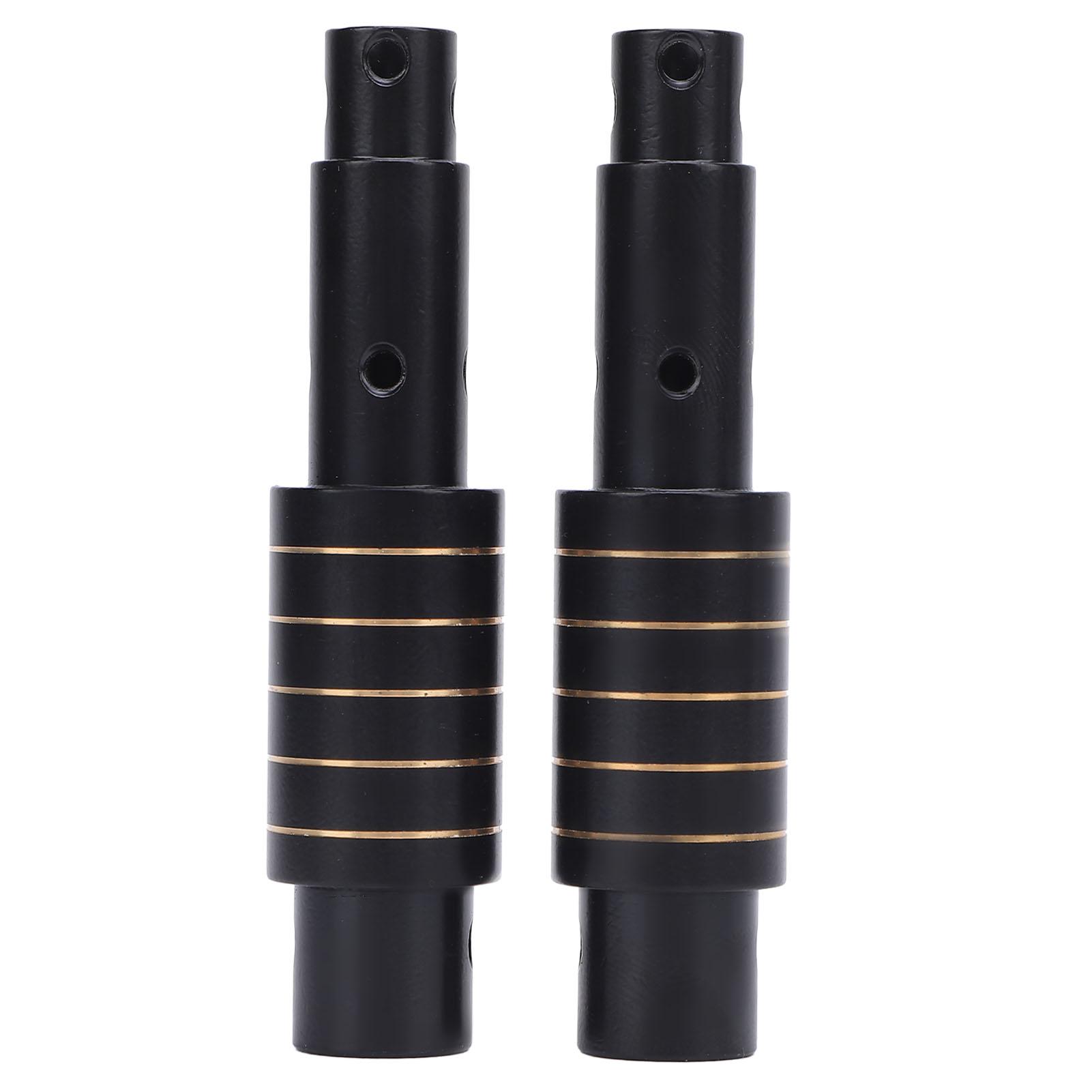 

2Pcs RC Rear Axle Tube Brass Remote Control Car Axle Tube Set for Axial SCX10 Pro 110