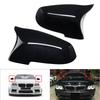 For BMW 5 Series F10 F11 F18 LCI Side Mirror Cover Caps Glossy Black 2014-2016