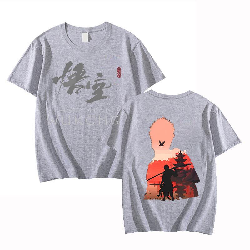 New Game Black Myth Wukong Graphic Print Shirt Tees Summer Tshirt Short Sleeve Wounisex Unisex Fashion Personality Casual Tops