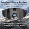 Cycling Intelligent Glasses Featuring Camera Wireless for Convenient Calls Music Playback Windproof Outdoor Gear