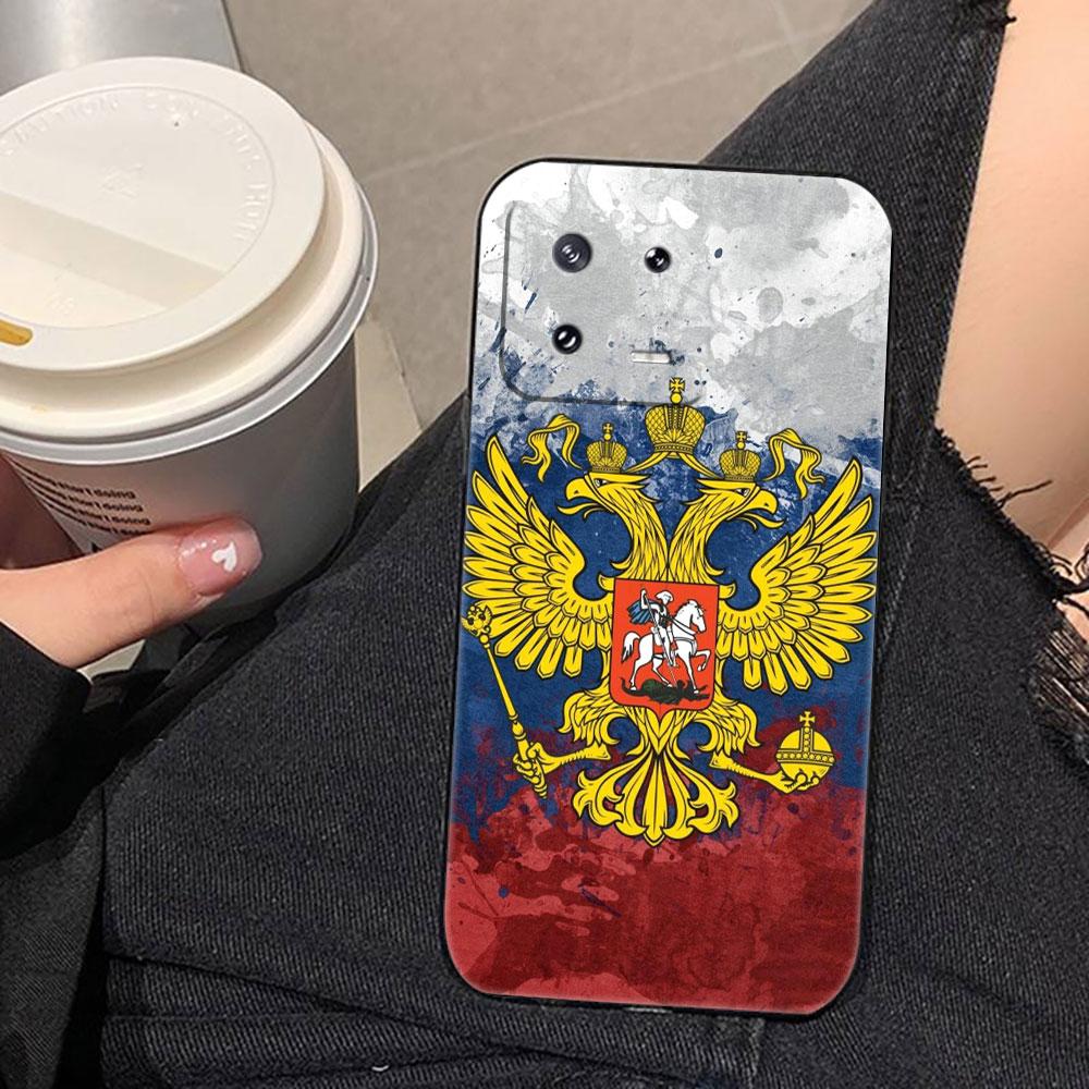 Russia Vintage Emblem Flag Cover Phone Case For Xiaomi 15 15T 14 14T 13 12T 11 11T POCO F8 F7 F6 F5 X7 X5 M6 M7 PRO Ultra Case