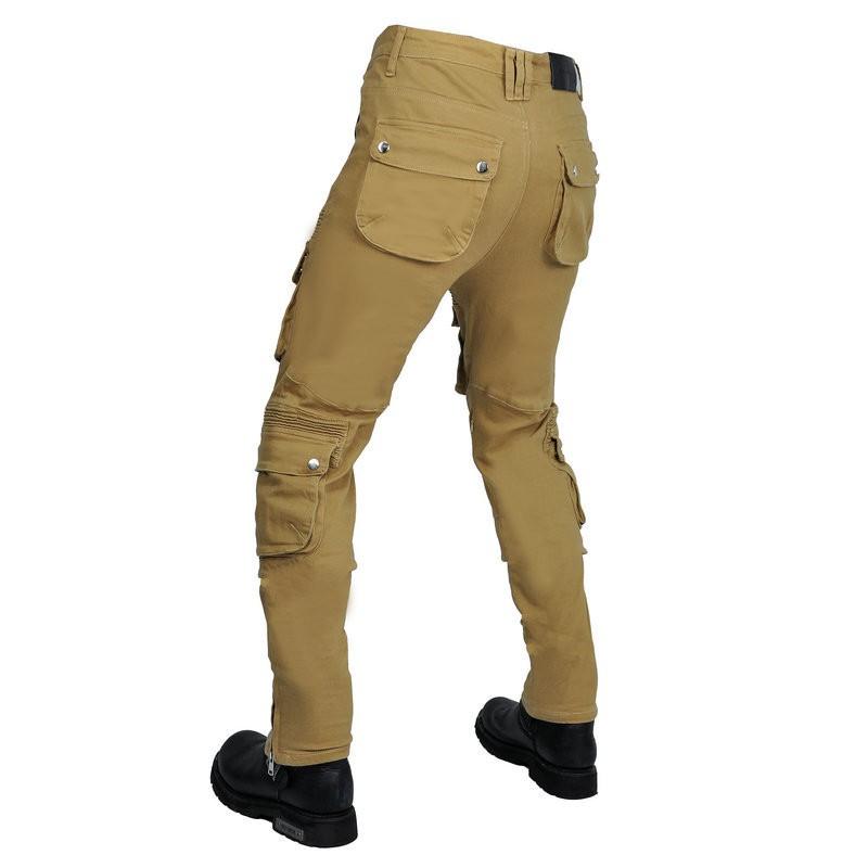 Herren Motorrad-Reithosen Outdoor-Abenteuertaschen mit mehreren Taschen Street Off-Road-Nutzung