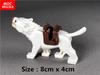 Non-Toxic Moc Bricks Diy Animal Wolf Action Figure Accessories Educational Building Blocks Assembled Toys Kids Gifts
