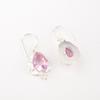 Morganite Gemstone 925 Sterling Silver Handmade Jewelry Statement Earrings 1.6" EE-163-5